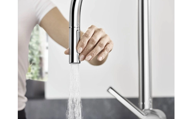 Кухненски смесител hansgrohe Talis M54-H210, pull-out spray, 2jet, chrome